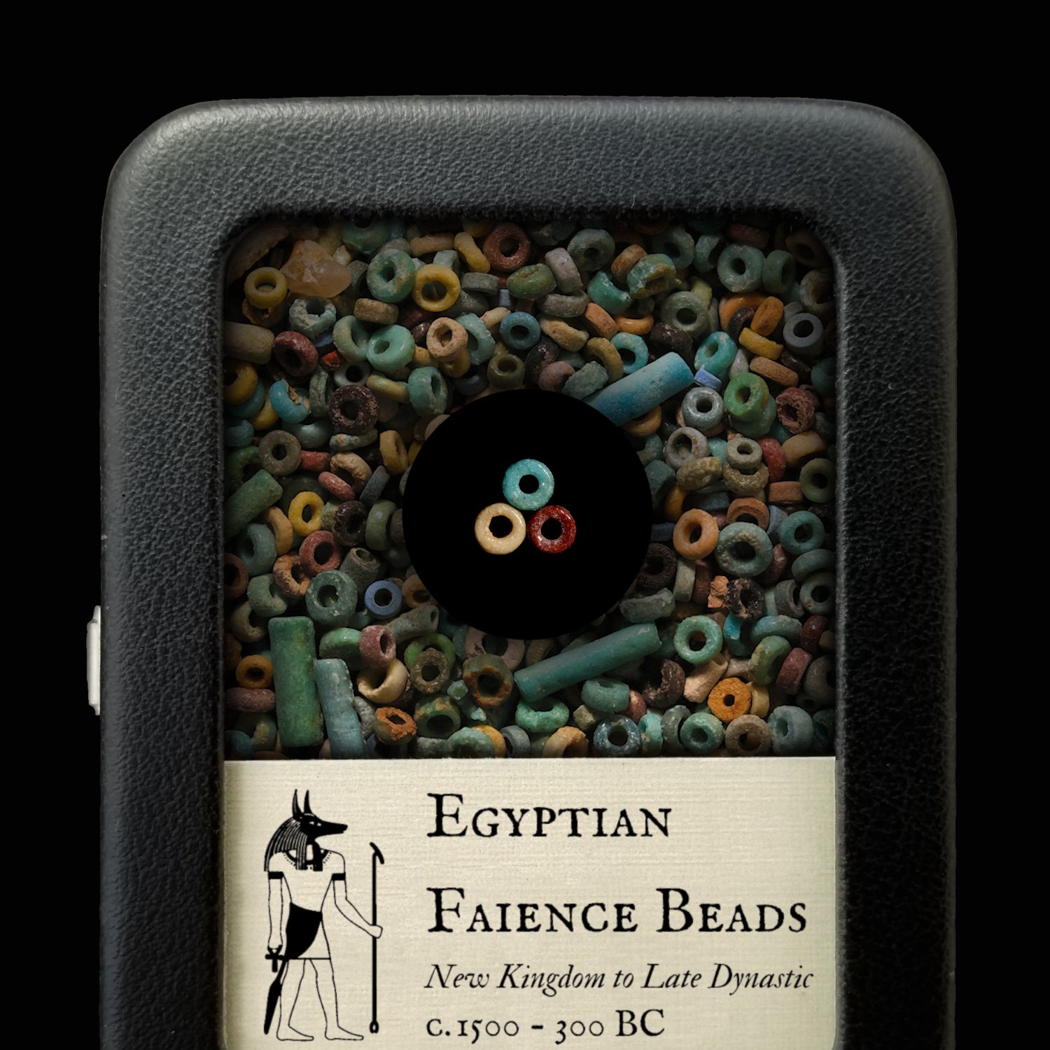 Egypt, Faience "Mummy" Beads, New Kingdom to Late Dynastic Period - c. 1500 to 300 BCE - Ancient Egypt