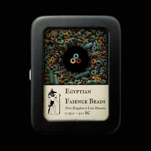 Egypt, Faience "Mummy" Beads, New Kingdom to Late Dynastic Period - c. 1500 to 300 BCE - Ancient Egypt