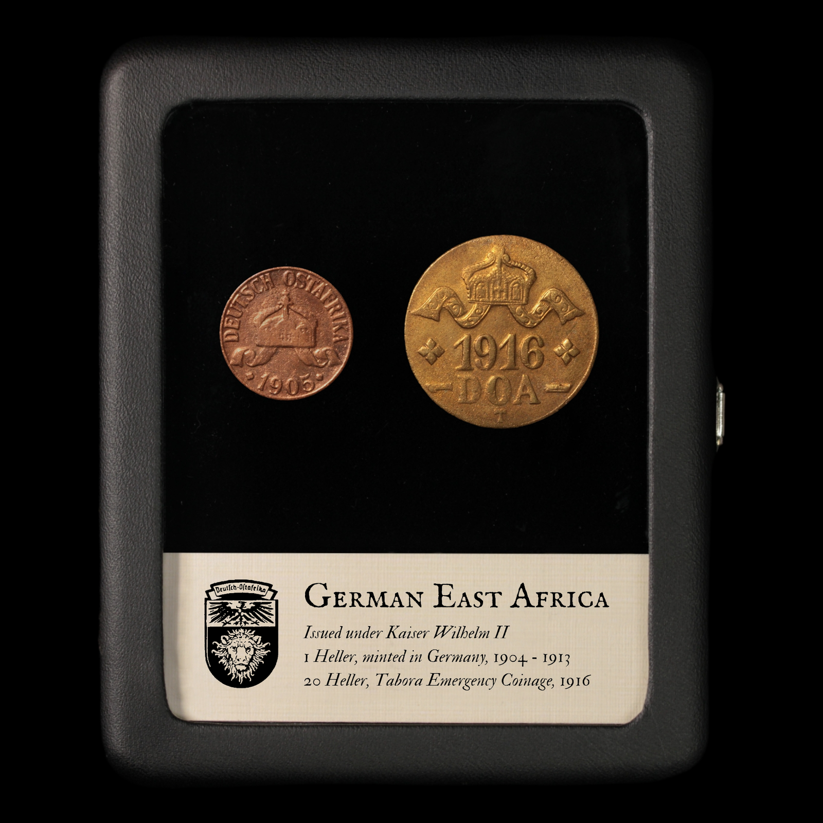 German East Africa, WWI Colonial Coinage - 1904 to 1916 - Scramble for Africa