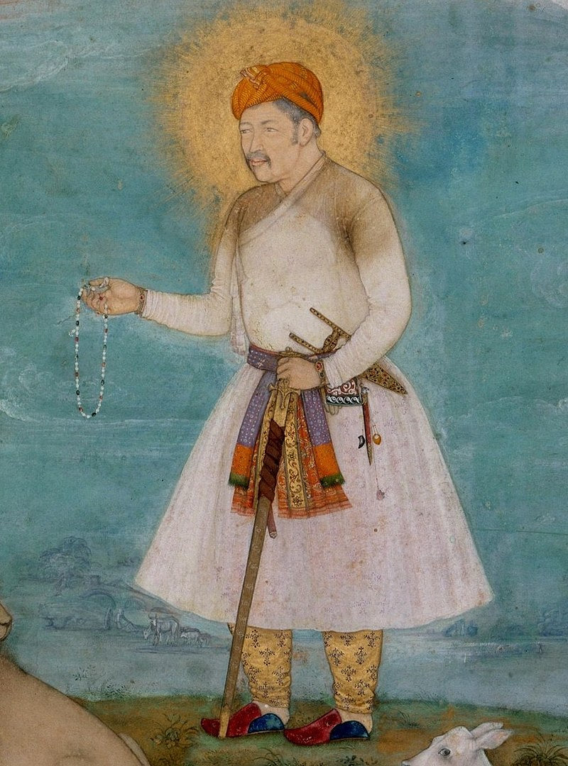 Portrait of Akbar, circa 1630 CE.