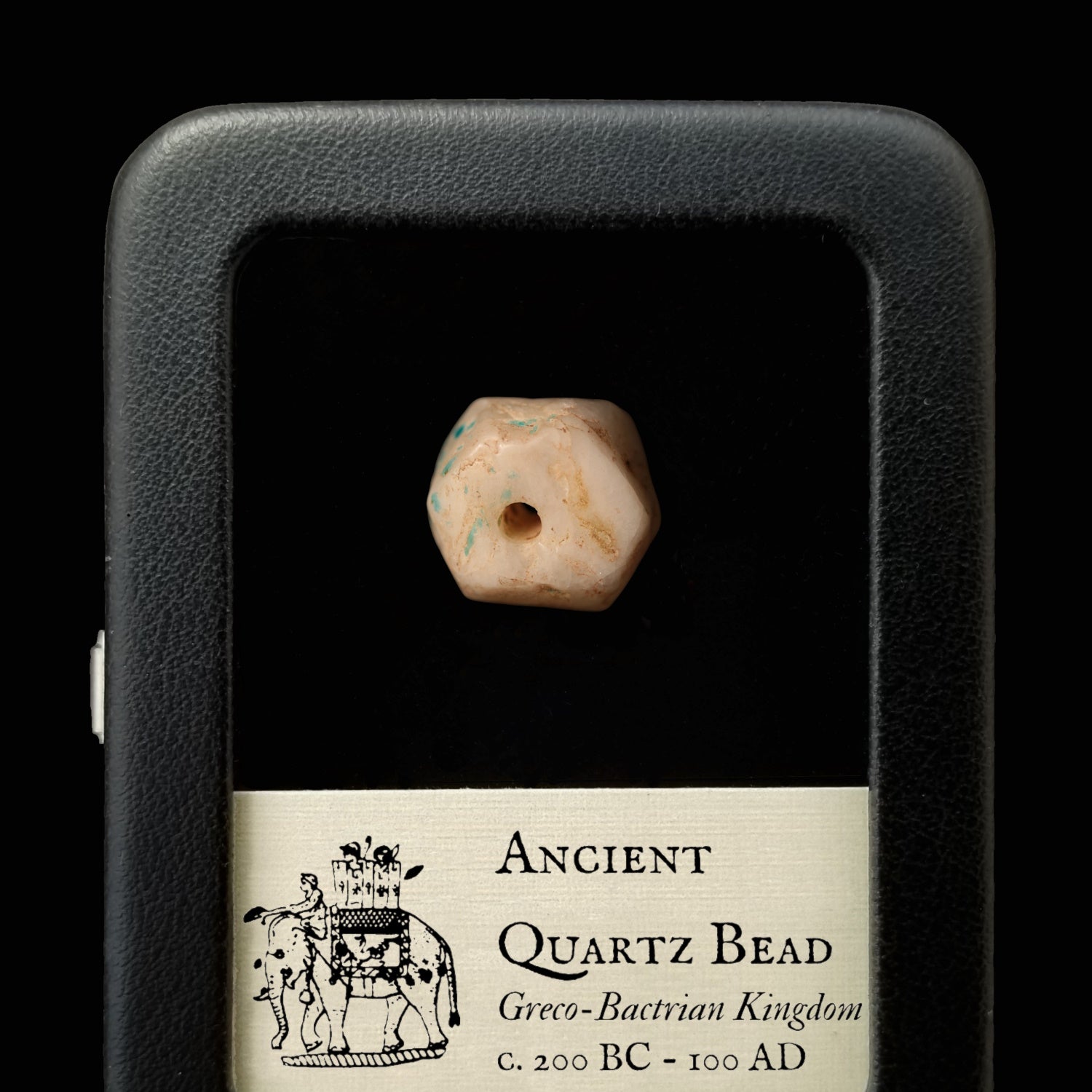 Hellenistic Quartz Bead - c. 200 BCE to 100 CE - Greco–Bactrian Empire