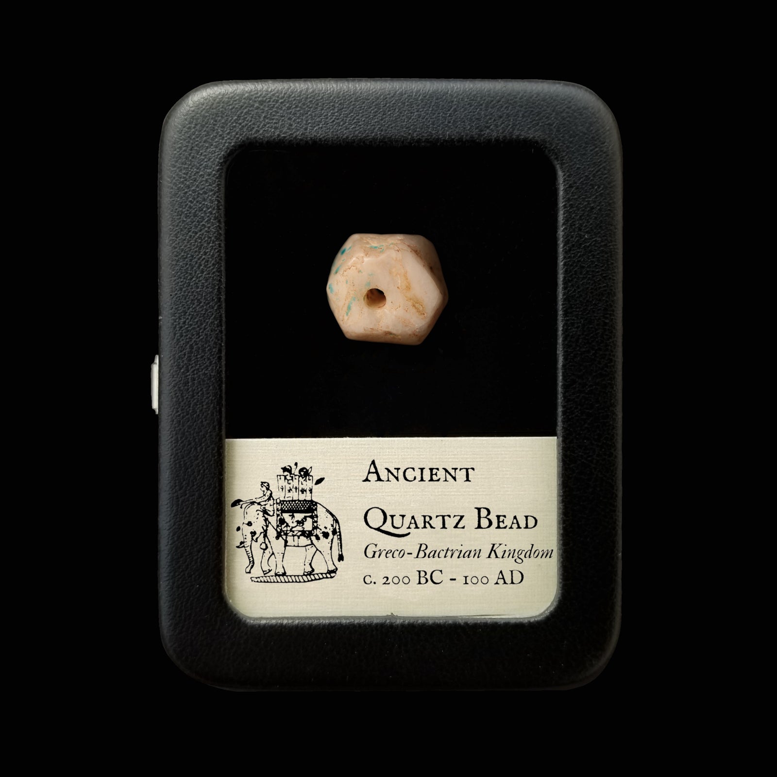 Hellenistic Quartz Bead - c. 200 BCE to 100 CE - Greco–Bactrian Empire