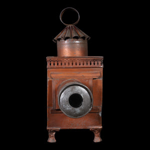 Magic Lantern (Functional), Edouard Lapierre Co., Five Slides Included - c. 1860 to 1870 - France