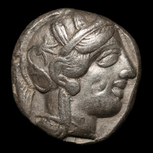 Attica, City of Athens, AR Tetradrachm, Owl & Athena - c. 440 to 404 BCE - Ancient Greece
