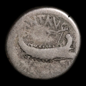 Roman Republic, Mark Antony, AR "Legionary Denarius" - 32 to 31 BCE - Roman Republic