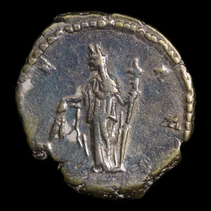 Rome, Empress Faustina the Elder, AR Denarius, Ceres (Agriculture & Motherhood) - 141 CE - Roman Empire