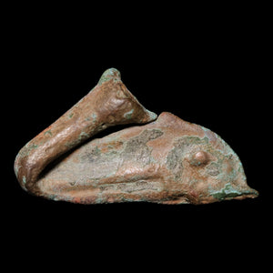 Sarmatia, City of Olbia, Cast Bronze Dolphin Currency - c. 500 to 300 BCE - Greek World