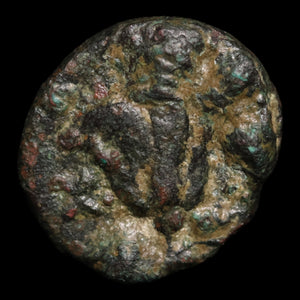 Caria, City of Rhodes, AE Unit, Rhodos & Rose - c. 350 to 300 BCE - Ancient Greece