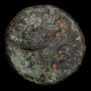 Thrace, City of Maroneia, Bronze Unit, Dionysus (Greek God of Wine) - c. 200 to 100 BCE - Ancient Greece