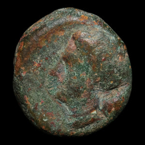 Zeugitana, City of Carthage, AE Unit, Tanit & Horse - c. 306 BCE - Ancient Carthage