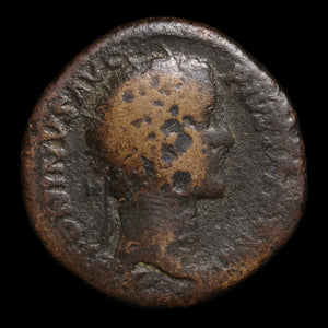 Rome, Emperor Antoninus Pius, AE Dupondius, Pietas (Faith & Devotion) - 159 to 160 CE - Roman Empire