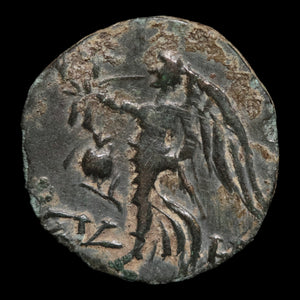 Pamphylia, City of Side, AE Unit, Nike (Goddess of Victory) - c. 200 to 100 BCE - Greek World