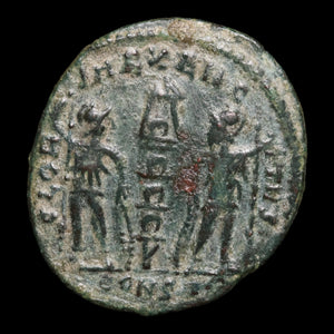 Rome, Emperor Constantine II, AE Unit, Two Soldiers Reverse - 337 to 340 CE - Roman Empire