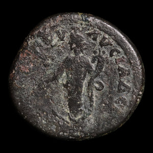 Phrygia, Emperor Commodus, AE Unit, Tyche (Goddess of Luck) - 177 to 179 CE - Roman Provinces