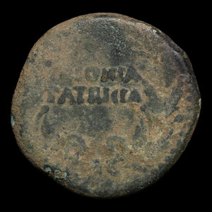 Hispania, Augustus (First Roman Emperor), AE Unit of Colonia Patricia - 31 BCE to 14 CE - Roman Provinces