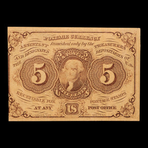 U.S. Fractional Currency, 5¢ Note, First Issue "Postage Currency" - 1862 - United States of America