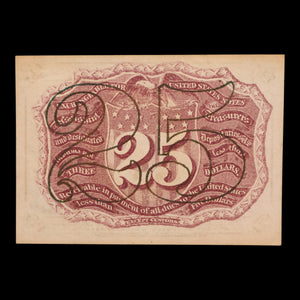 U.S. Fractional Currency, 25¢ Note, Second Issue - 1863 - United States of America