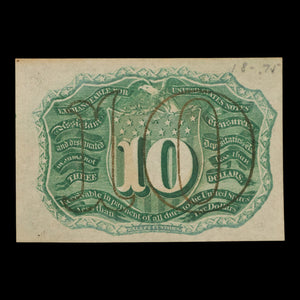 U.S. Fractional Currency, 10¢ Note, Second Issue - 1863 - United States of America