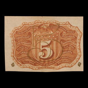 U.S. Fractional Currency, 5¢ Note, Second Issue - 1863 - United States of America