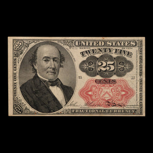 U.S. Fractional Currency, 25¢ Note, Fifth Issue - 1874 - United States of America