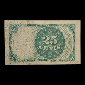 U.S. Fractional Currency, 25¢ Note, Fifth Issue - 1874 - United States of America