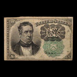 U.S. Fractional Currency, 10¢ Note, Fifth Issue (Green Seal) - 1874 - United States of America