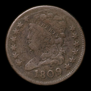 United States of America, "Classic Head" Half Cent - 1809 - United States
