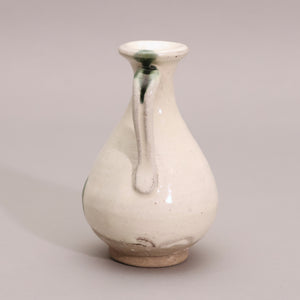 China, Qing Dynasty, Small White Glazed Earthenware Pitcher - c. 1700s CE - Imperial China