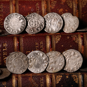 France, County of Nevers, Hervé IV of Donzy, Silver Denier - 1199 to 1223 CE - The Crusades