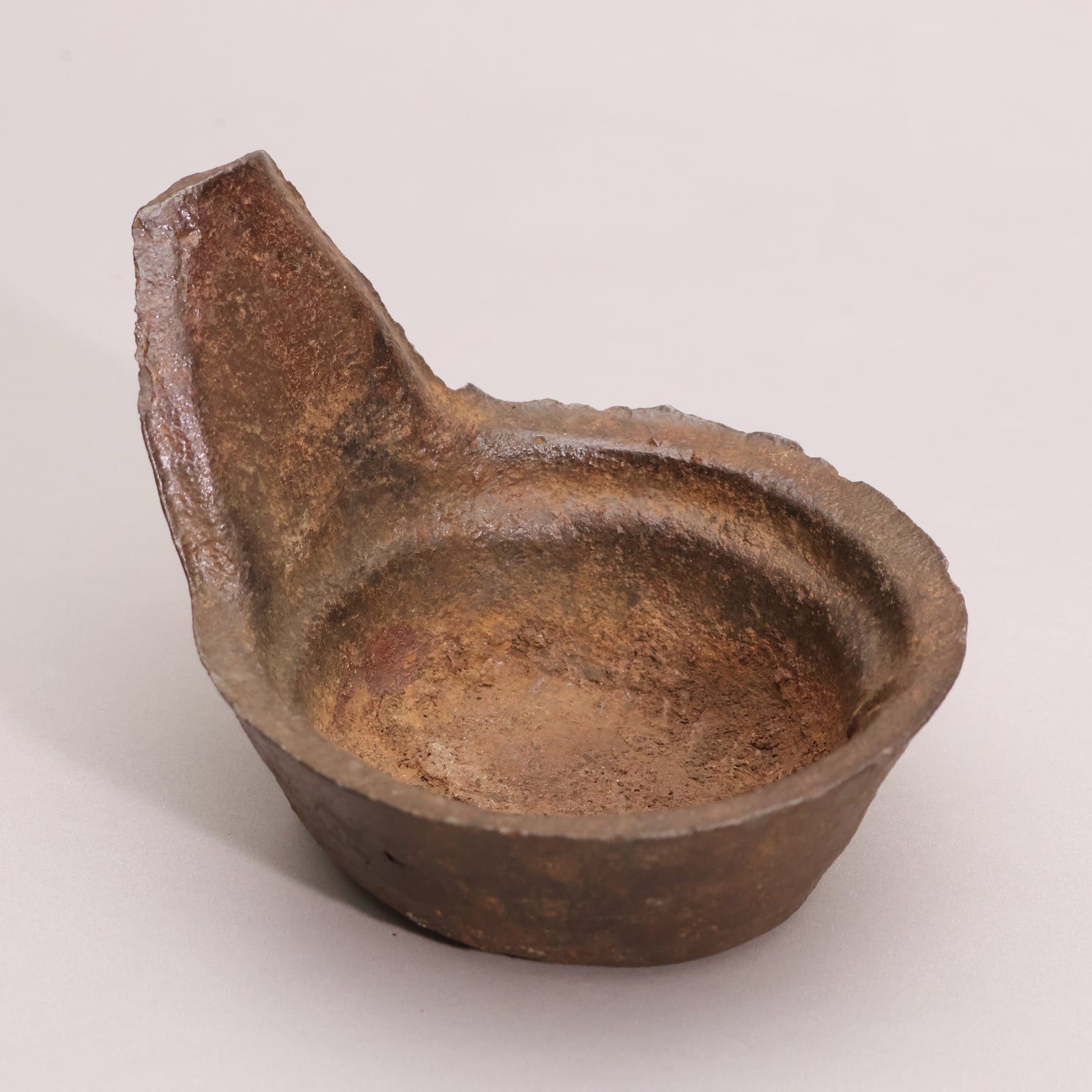 China, Qing Dynasty, Cast Iron Oil Lamp - c. 1800s CE - Imperial China