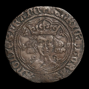England and France, King Henry VI, AR 1 Groat - 1422 to 1430 CE - England (United Kingdom)