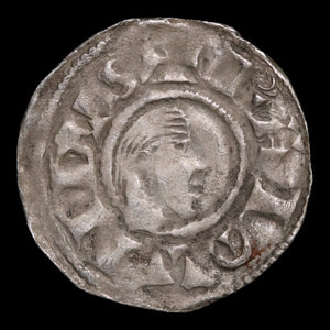 Principality of Antioch, Prince Raymond of Poitier, AR 1 Denier - 1136 to 1149 CE - The Crusades