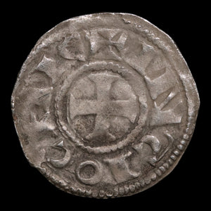 Principality of Antioch, Prince Raymond of Poitier, AR 1 Denier - 1136 to 1149 CE - The Crusades