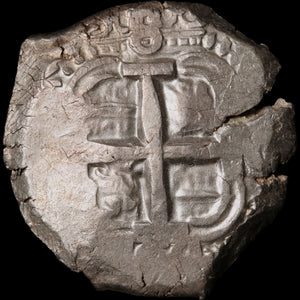 Spanish "Piece of Eight" (8 Reales), Ferdinand VI, Silver Cob Coin - 1752 - Spanish Empire