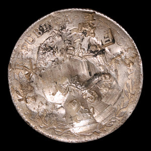 Mexico, Heavily Chop Marked Silver 8 Reales, "Piece of Eight" - 1886 CE - Mexico