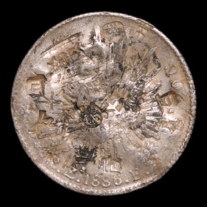 Mexico, Heavily Chop Marked Silver 8 Reales, "Piece of Eight" - 1886 CE - Mexico