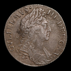England, King William III, AR 1 Shilling - 1697 CE - England (United Kingdom)