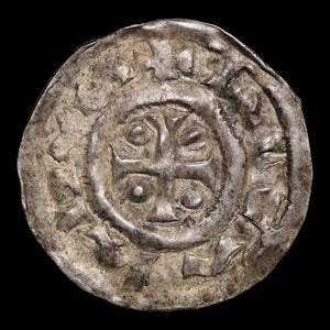 Duchy of Normandy, Duke Richard I, BI 1 Denier - 943 to 996 CE - French States