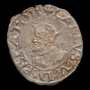 Holy Roman Empire, Free City of Besançon, Charles V, BI ½ Carolus - 1547 CE - French States