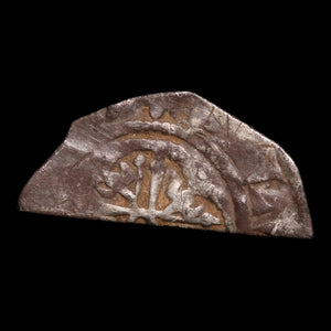 England, The Anarchy (Civil War), King Stephen, Cut AR Penny (Rare) - 1138 to 1153 CE - England (United Kingdom)