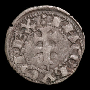 Kingdom of Aragon, King James II, BI 1 Denier - 1291 to 1327 CE - Spanish States
