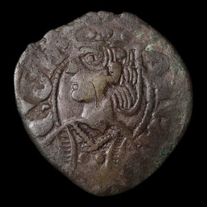 Kingdom of Aragon, King James II, BI 1 Denier - 1291 to 1327 CE - Spanish States