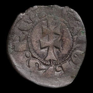 Kingdom of Aragon, King James II, BI 1 Denier - 1291 to 1327 CE - Spanish States