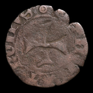 France, King Henry VI, BI Denier Tournois - 1423 CE - France