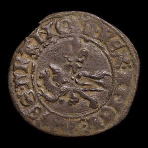 France, King Henry V, BI Denier Tournois - 1421 CE - France