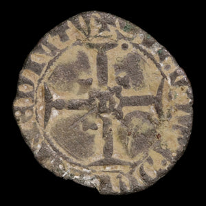 France, King Henry V, BI Denier Tournois - 1421 CE - France