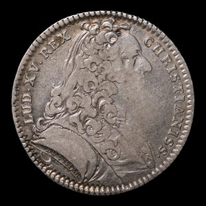 France, King Louis XV, AR Jeton (Non-Monetary Token) - 1738 CE - France