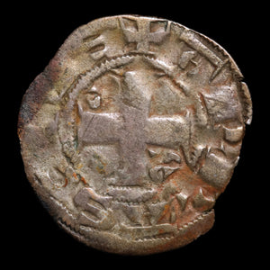 France, King Philip II Augustus, BI 1 Denier - 1180 to 1223 CE - France