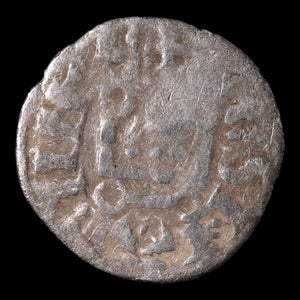 France, King Philip II Augustus, BI 1 Denier - 1204 to 1220 CE - France