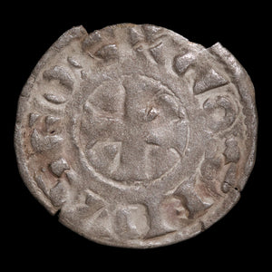 County of Gien, Count Geoffroy III, BI 1 Denier - 1120 to 1160 CE - French States
